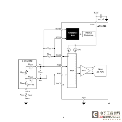 Effects of Excitation Current Mismatch in Three-Wire RTD Measurement Systems