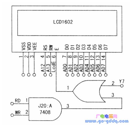 LCD1602接口电路