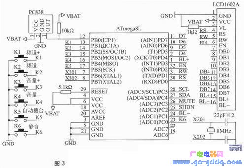 AVR单片机的调频立体声收音机设计