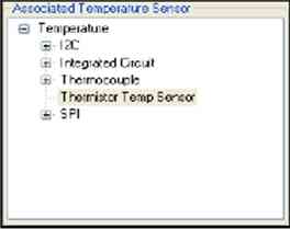  图6：关联的温度传感器列表