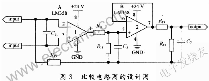 红外节能开关插座的比较电路负责对采样到的待机波形和工作波形进行
